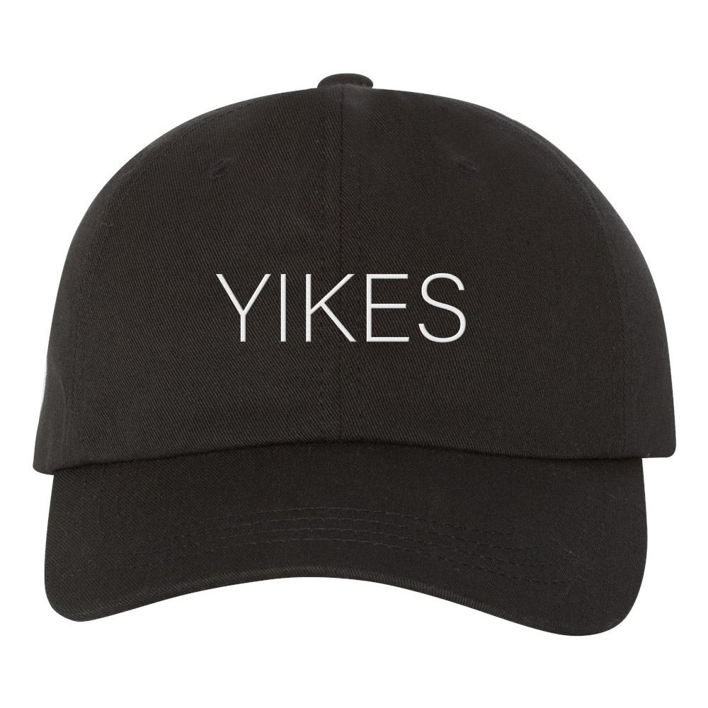 Yikes Embroidered Bio-Washed Classic Dad Hat