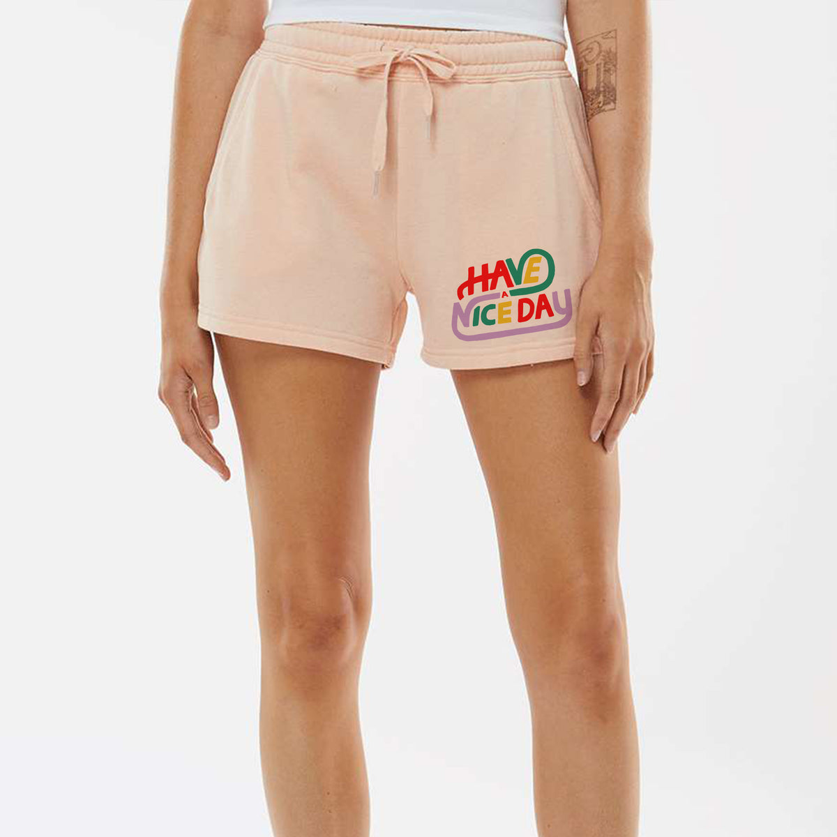 Have a Nice Day Fleece Shorts
