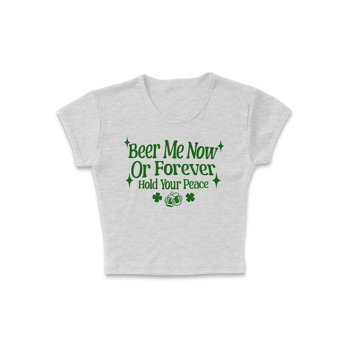 Hold Your Peace Micro Rib Baby Tee