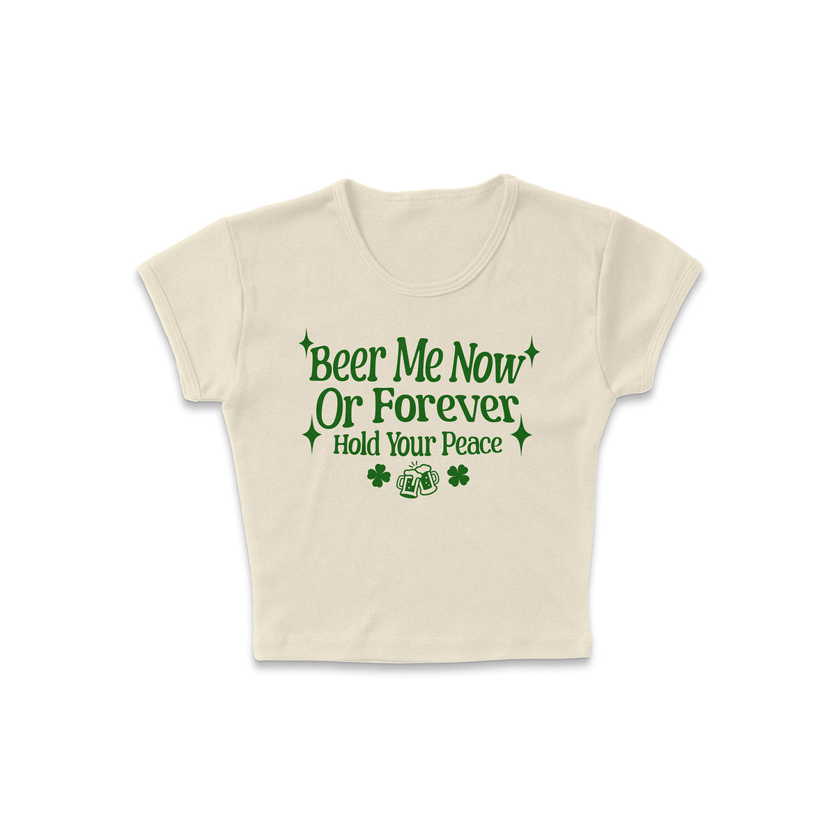 Hold Your Peace Micro Rib Baby Tee