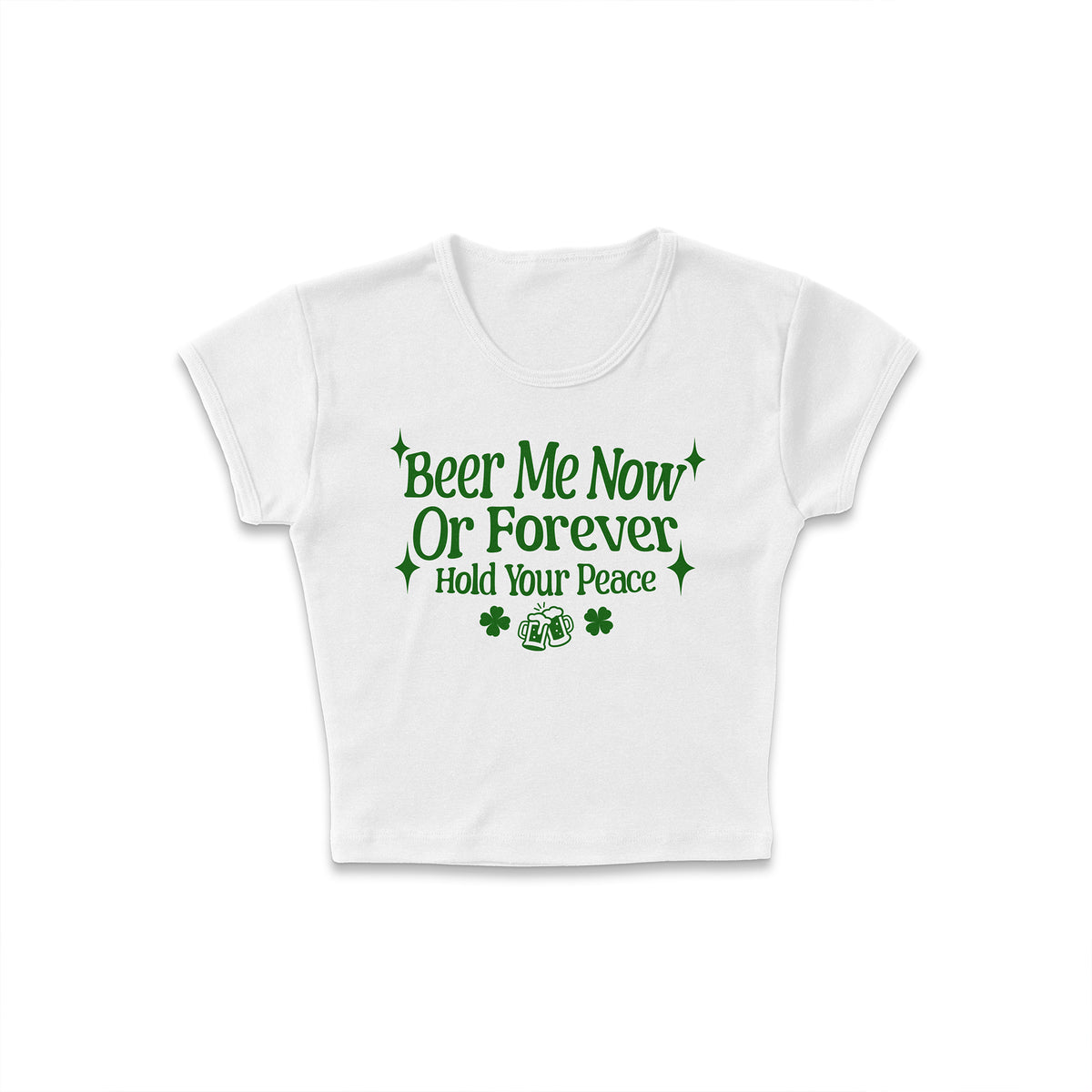 Hold Your Peace Micro Rib Baby Tee