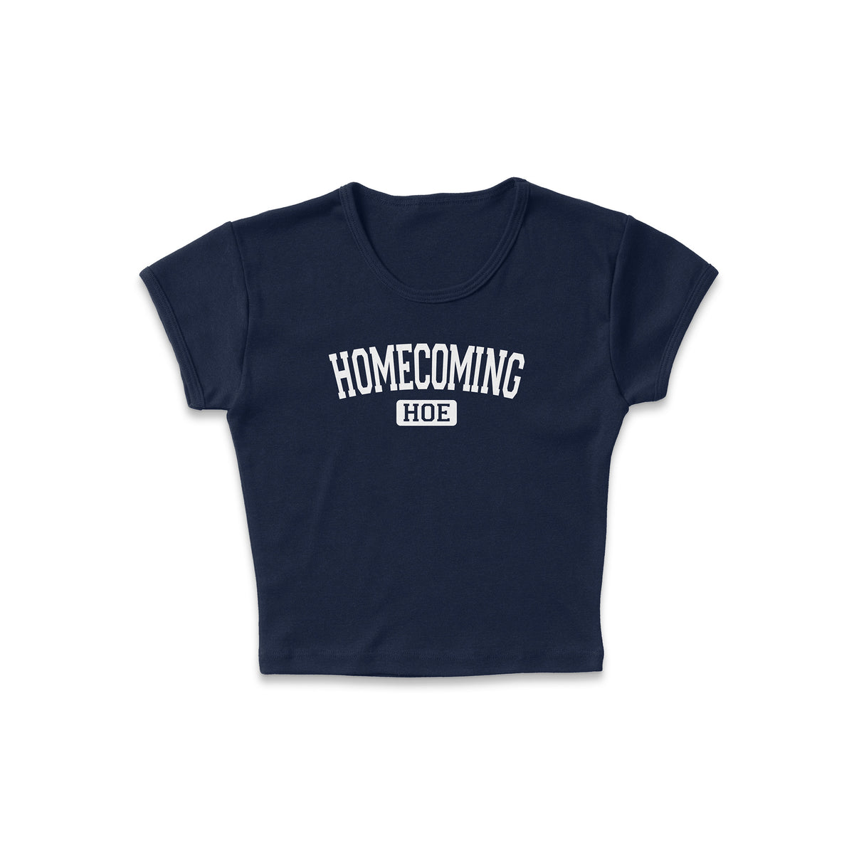 Homecoming Hoe Micro Rib Baby Tee HX