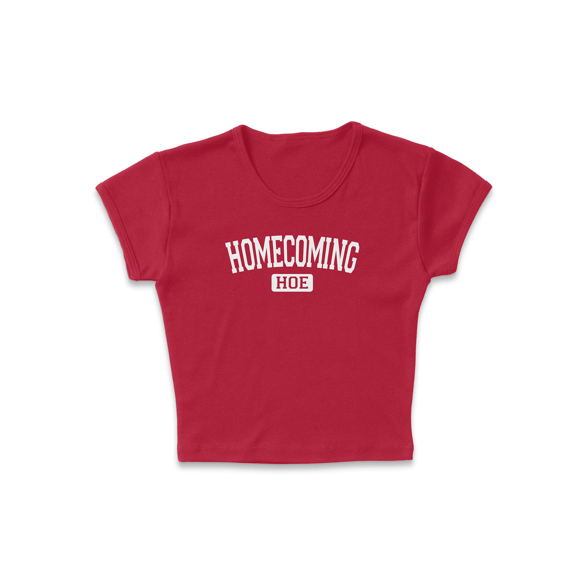 Homecoming Hoe Micro Rib Baby Tee HX