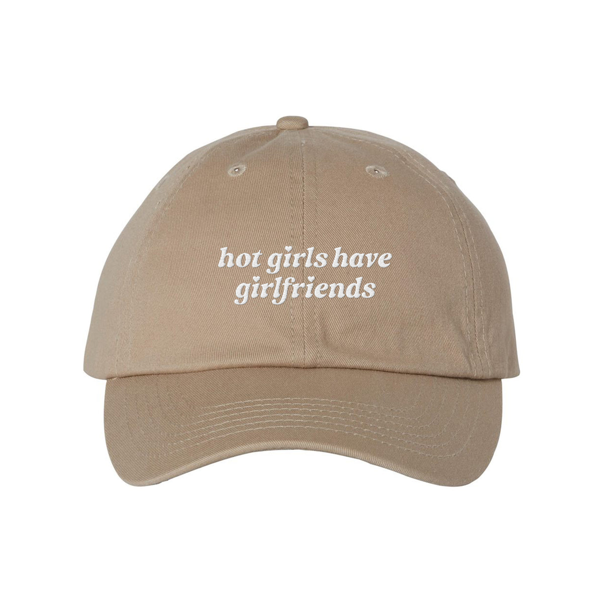 Hot Girlfriends Embroidered Bio-Washed Classic Dad Hat