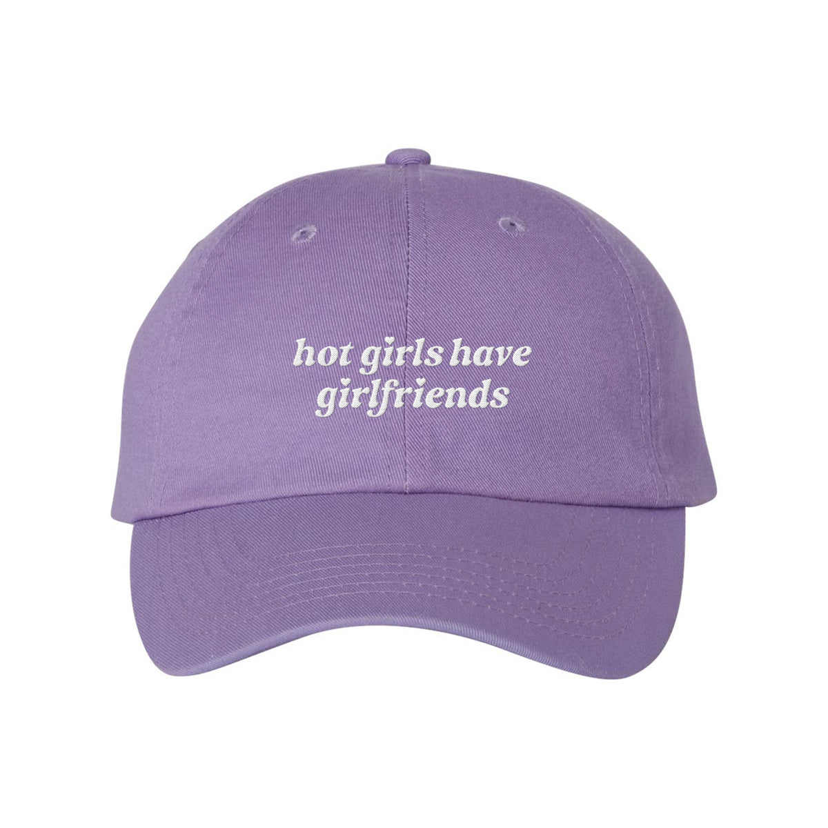 Hot Girlfriends Embroidered Bio-Washed Classic Dad Hat
