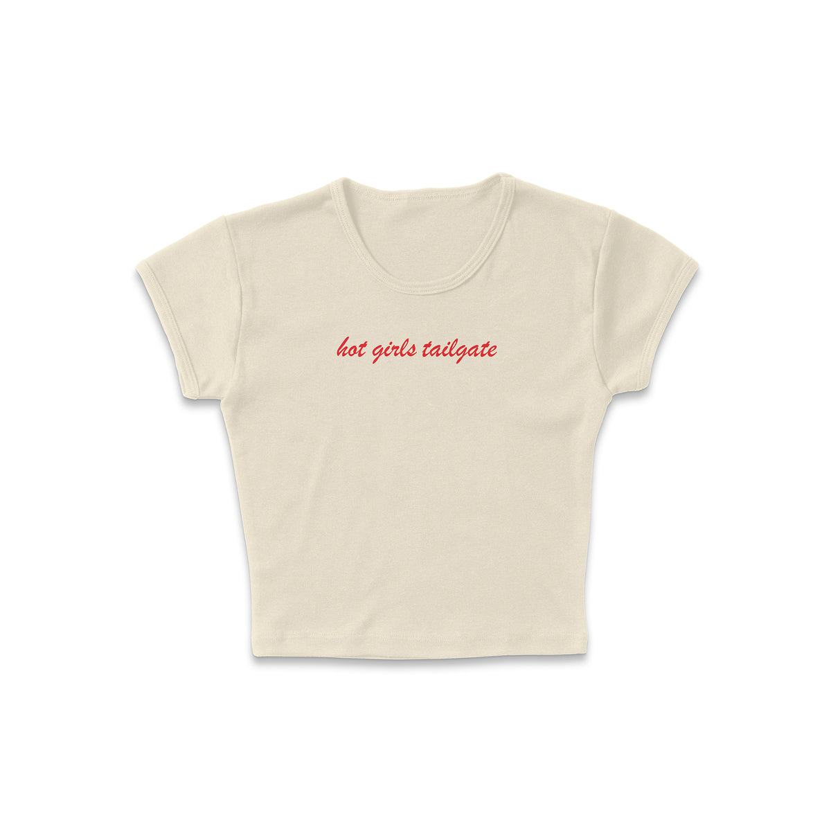Hot Girls Tailgate Micro Rib Baby Tee