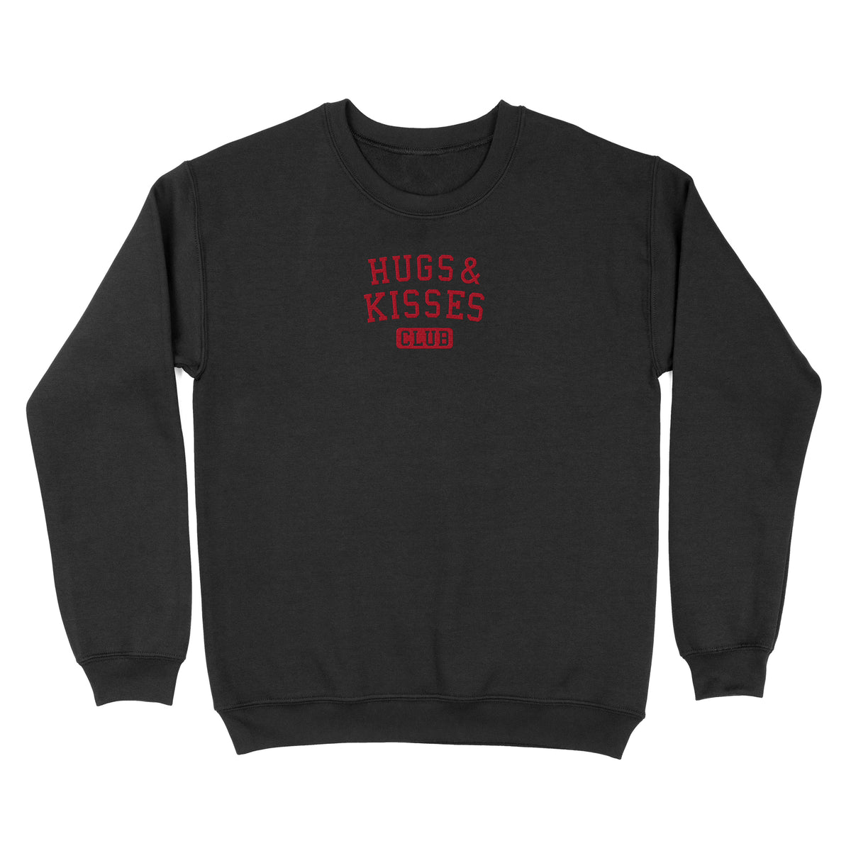 Hugs Club Embroidered Sweatshirt