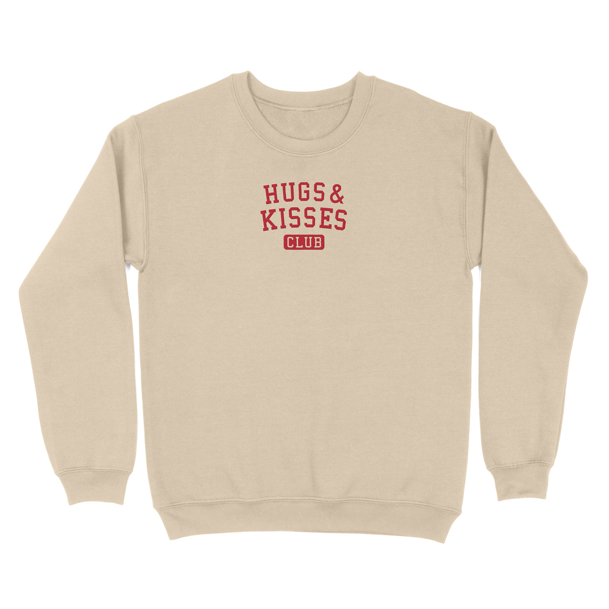 Hugs Club Embroidered Sweatshirt