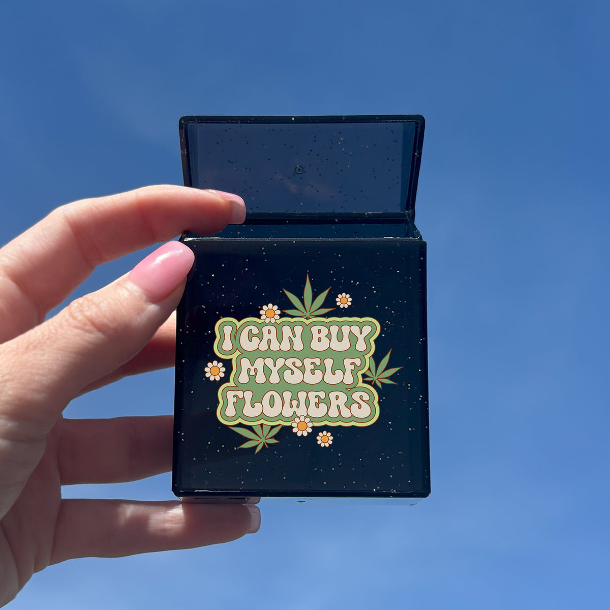 I Can Buy Myself Flowers Glitter Case