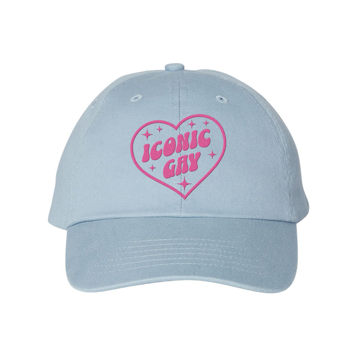 Iconic Gay Embroidered Bio-Washed Classic Dad Hat