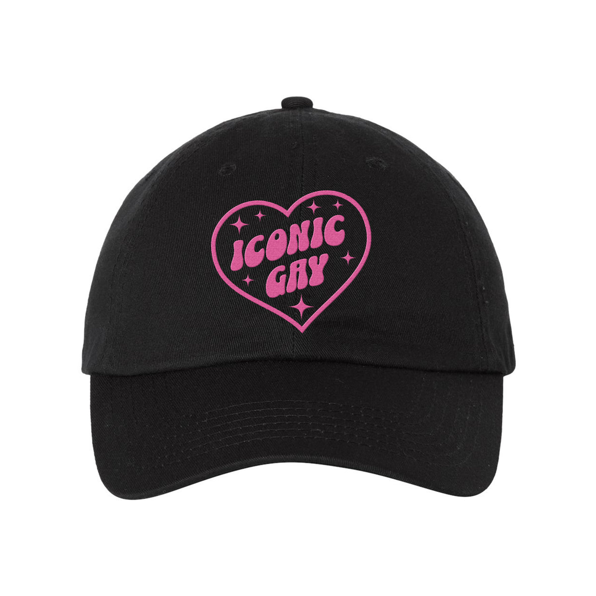Iconic Gay Embroidered Bio-Washed Classic Dad Hat
