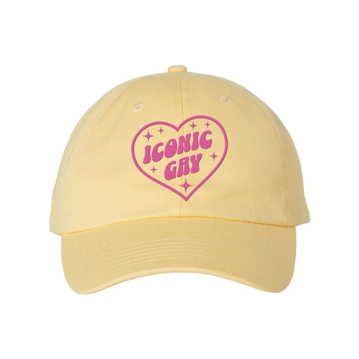 Iconic Gay Embroidered Bio-Washed Classic Dad Hat