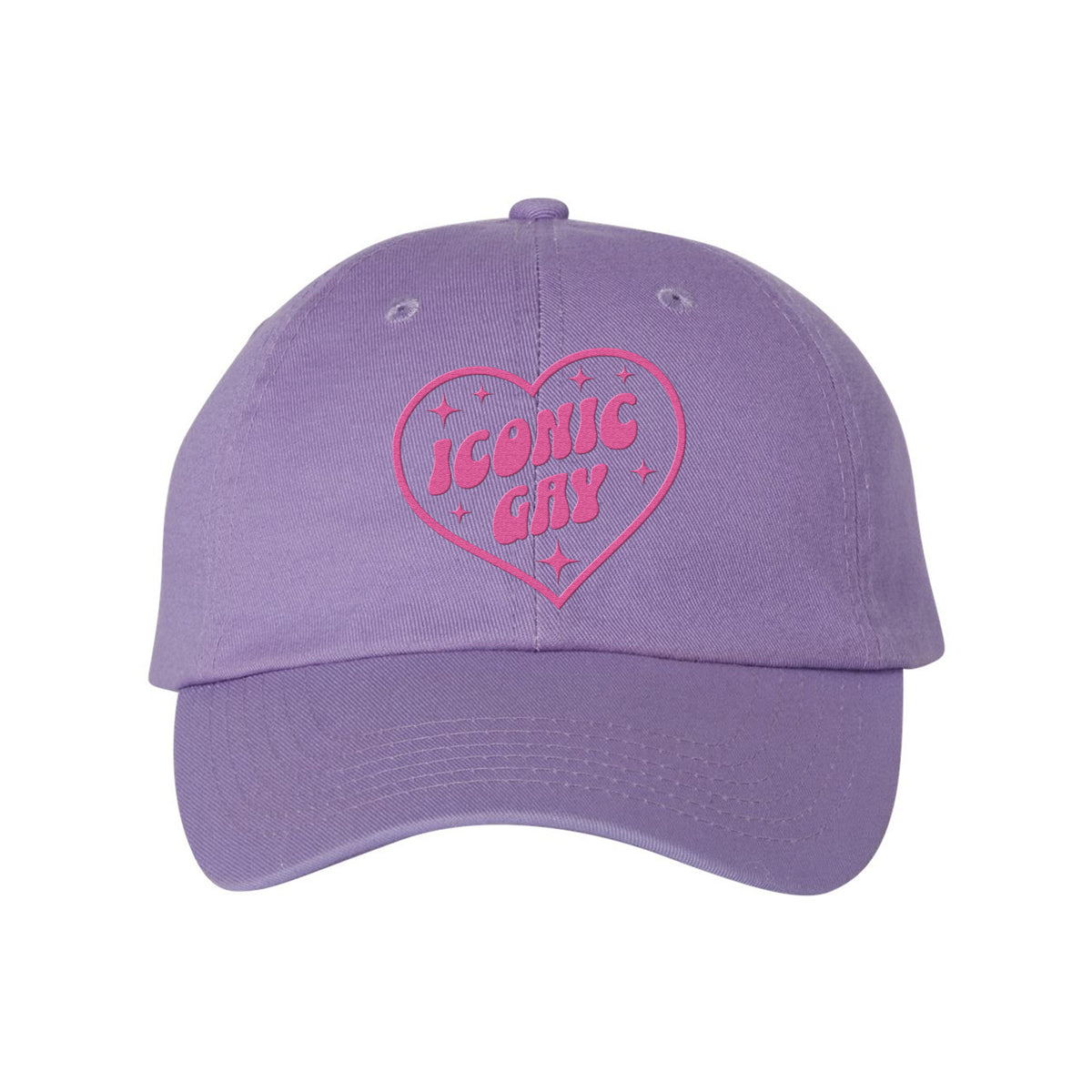 Iconic Gay Embroidered Bio-Washed Classic Dad Hat
