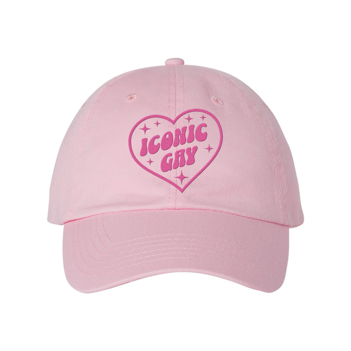 Iconic Gay Embroidered Bio-Washed Classic Dad Hat