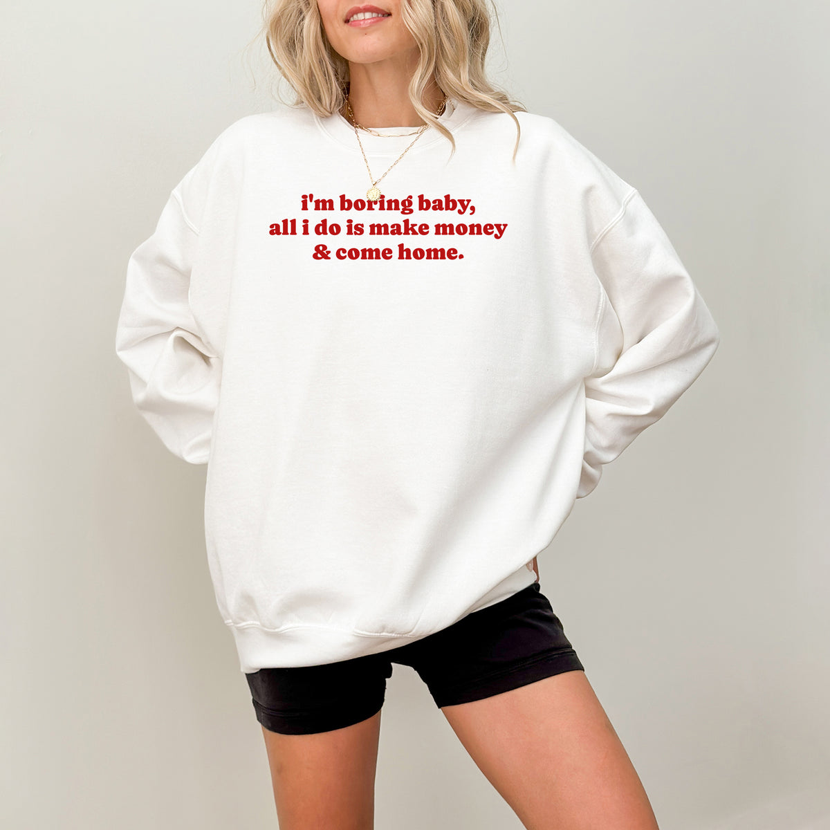 I&#39;m Boring Sweatshirt