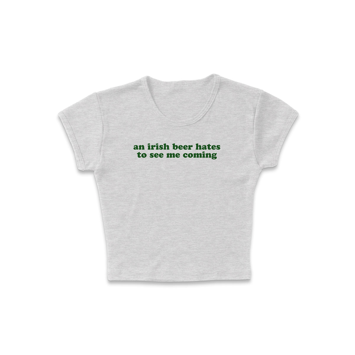 Irish Beer Hate Me Micro Rib Baby Tee