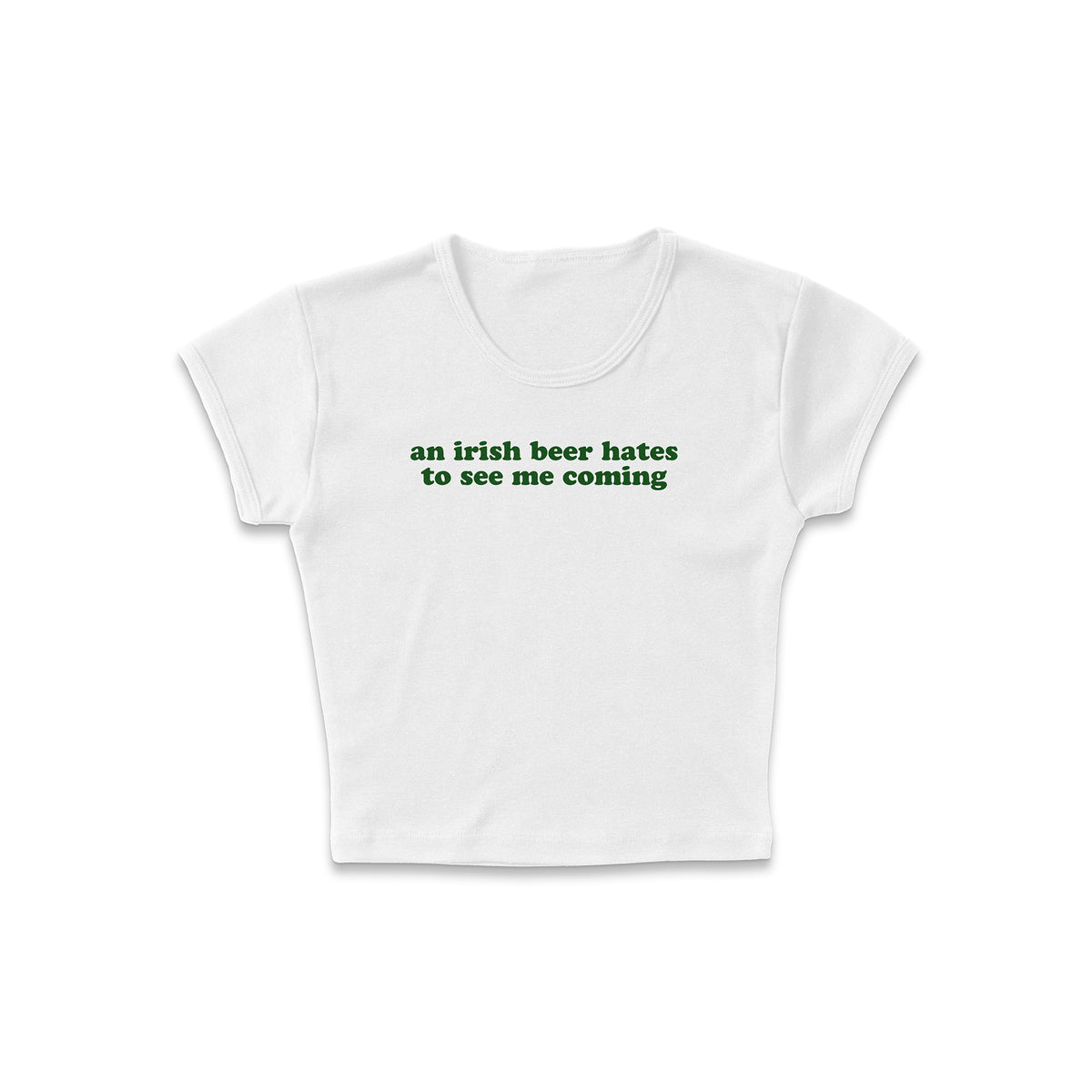 Irish Beer Hate Me Micro Rib Baby Tee