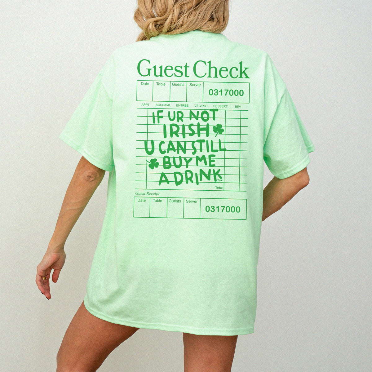 Irish Guest Check Front and Back Shirt