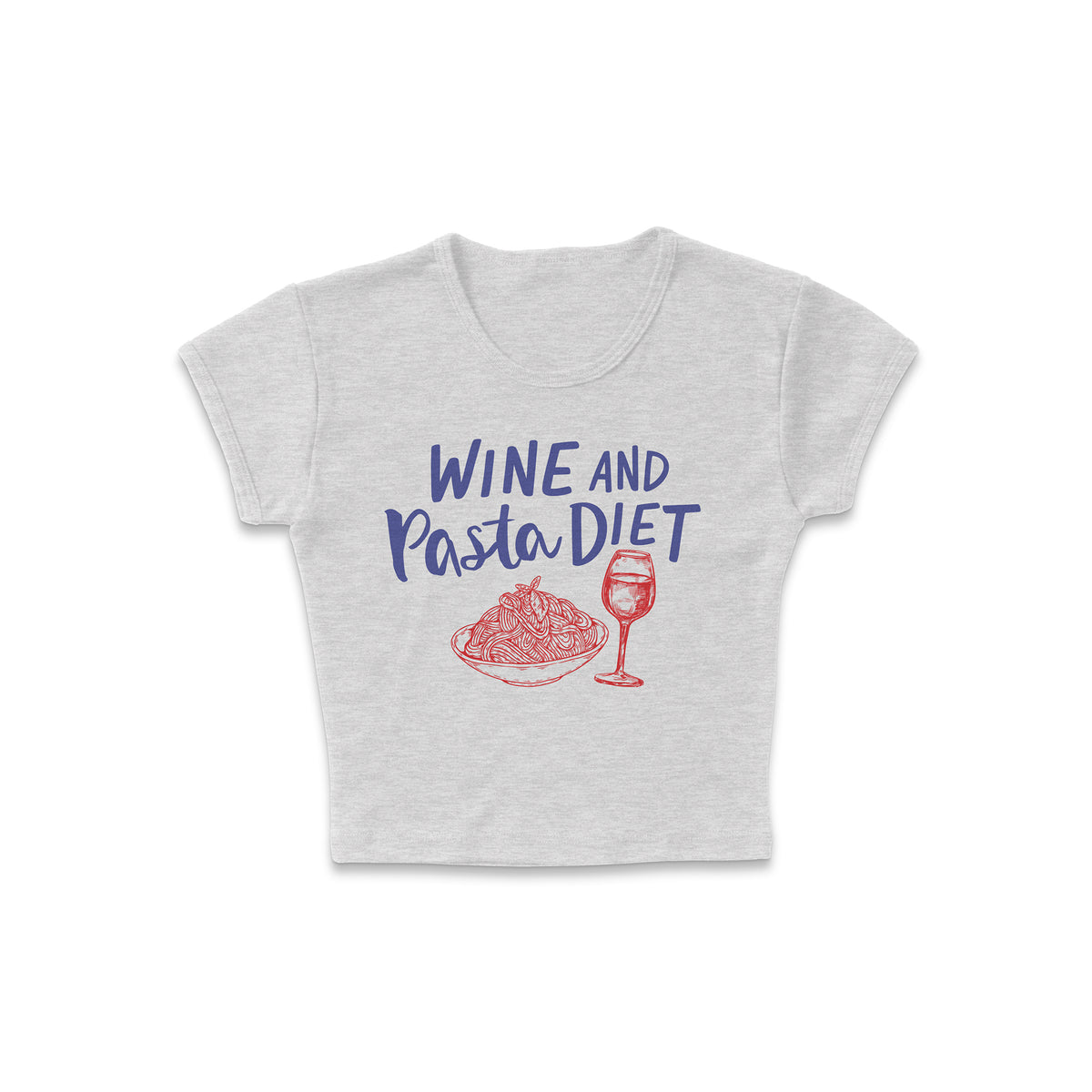 Italian Diet Micro Rib Baby Tee