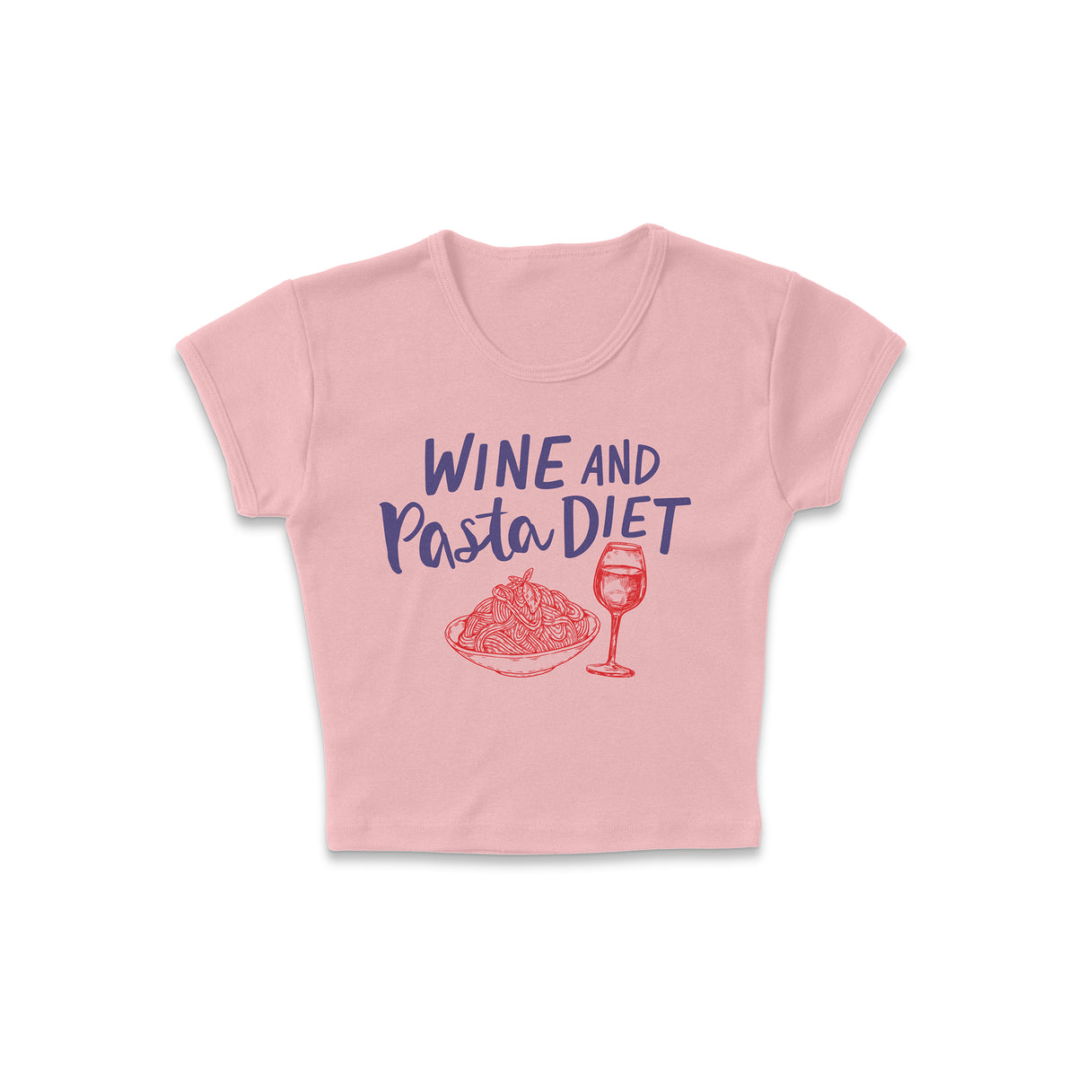 Italian Diet Micro Rib Baby Tee