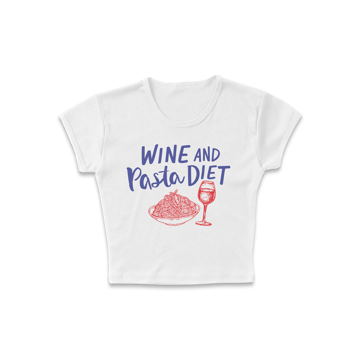 Italian Diet Micro Rib Baby Tee