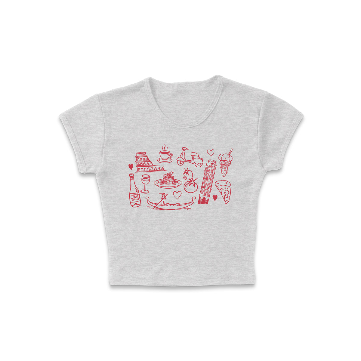 Italian Doodles Micro Rib Baby Tee