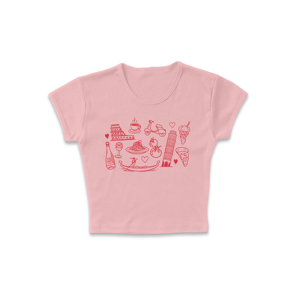 Italian Doodles Micro Rib Baby Tee
