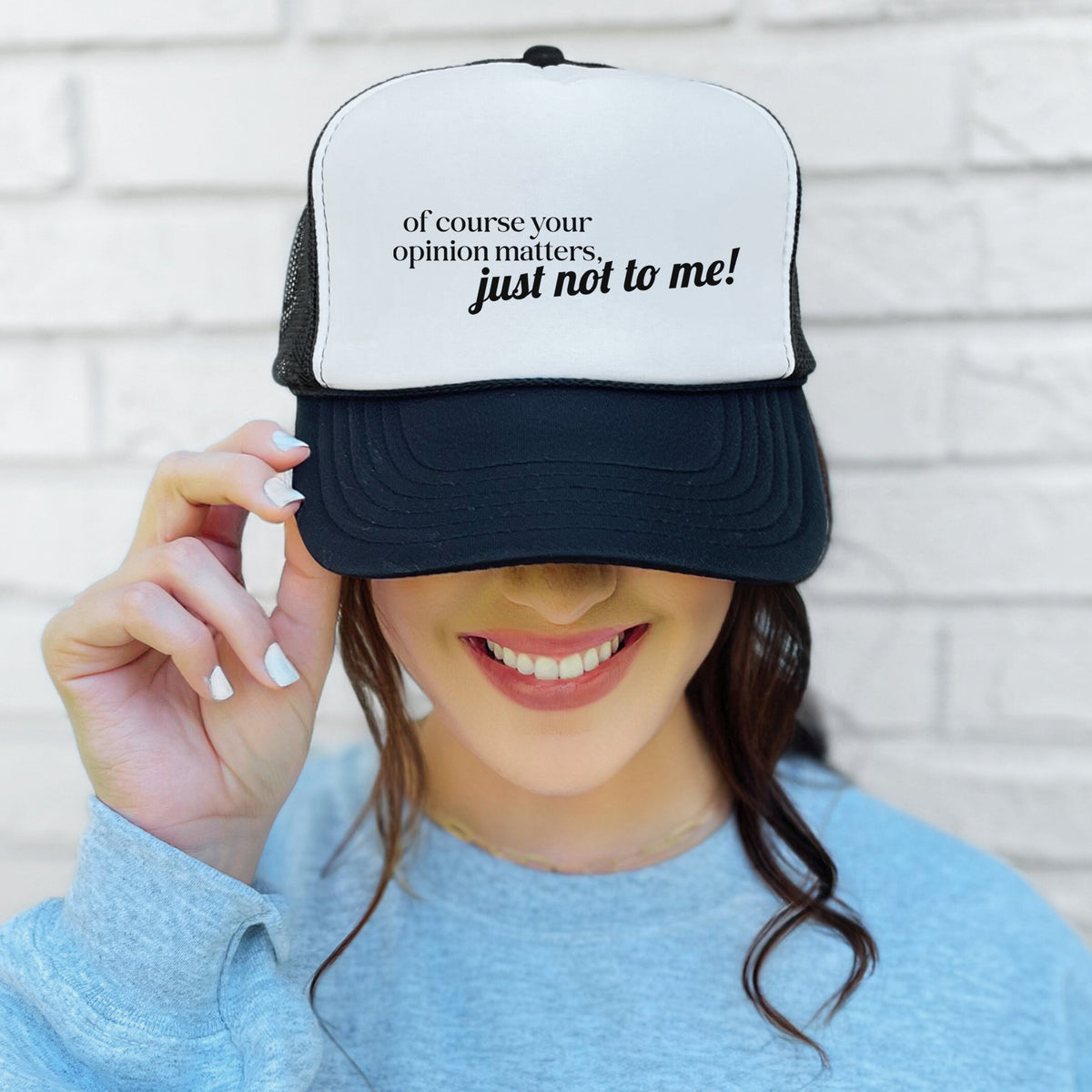 Just Not To Me Mesh Back Trucker Hat