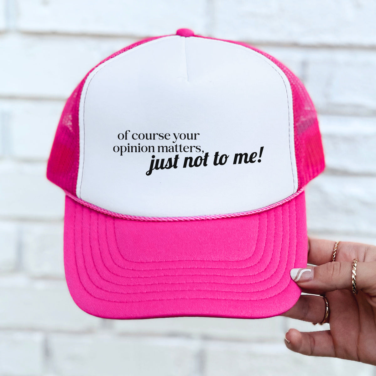 Just Not To Me Mesh Back Trucker Hat