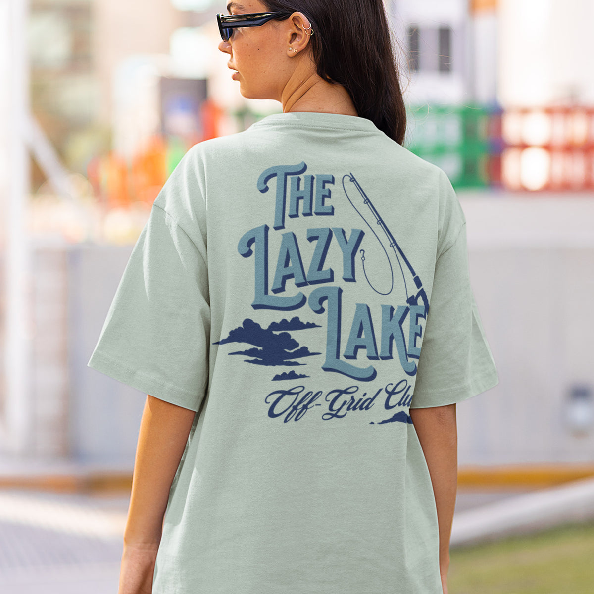 Lazy Lake Front and Back Shirt