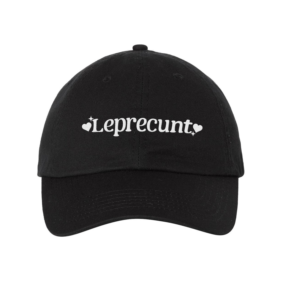 Leprecunt Embroidered Bio-Washed Classic Dad Hat