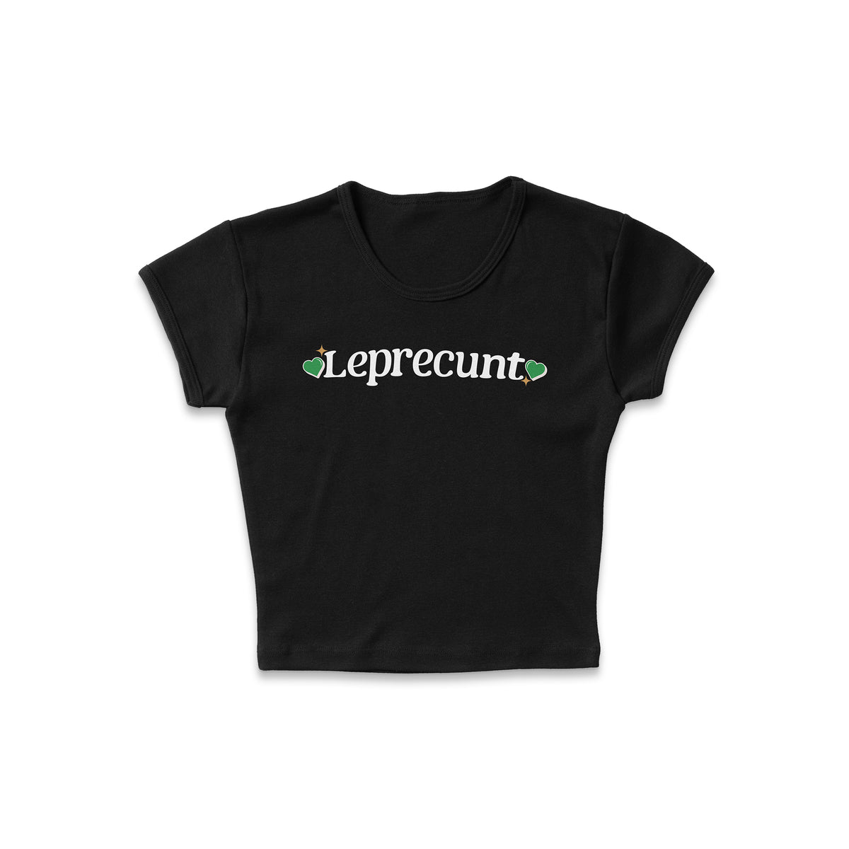 Leprecunt Micro Rib Baby Tee