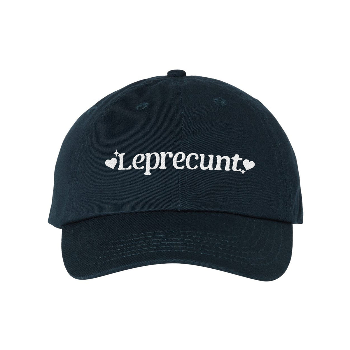 Leprecunt Embroidered Bio-Washed Classic Dad Hat