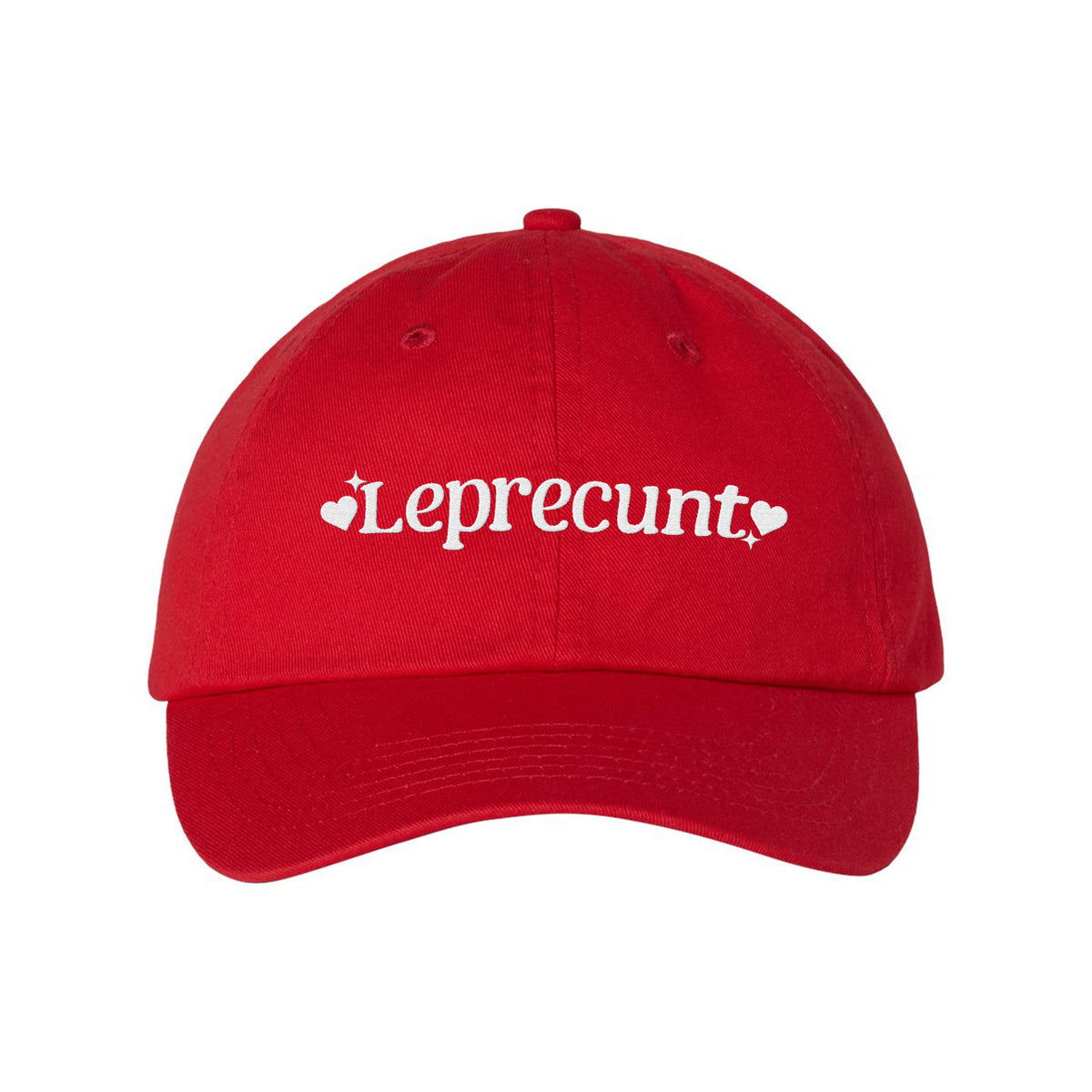 Leprecunt Embroidered Bio-Washed Classic Dad Hat