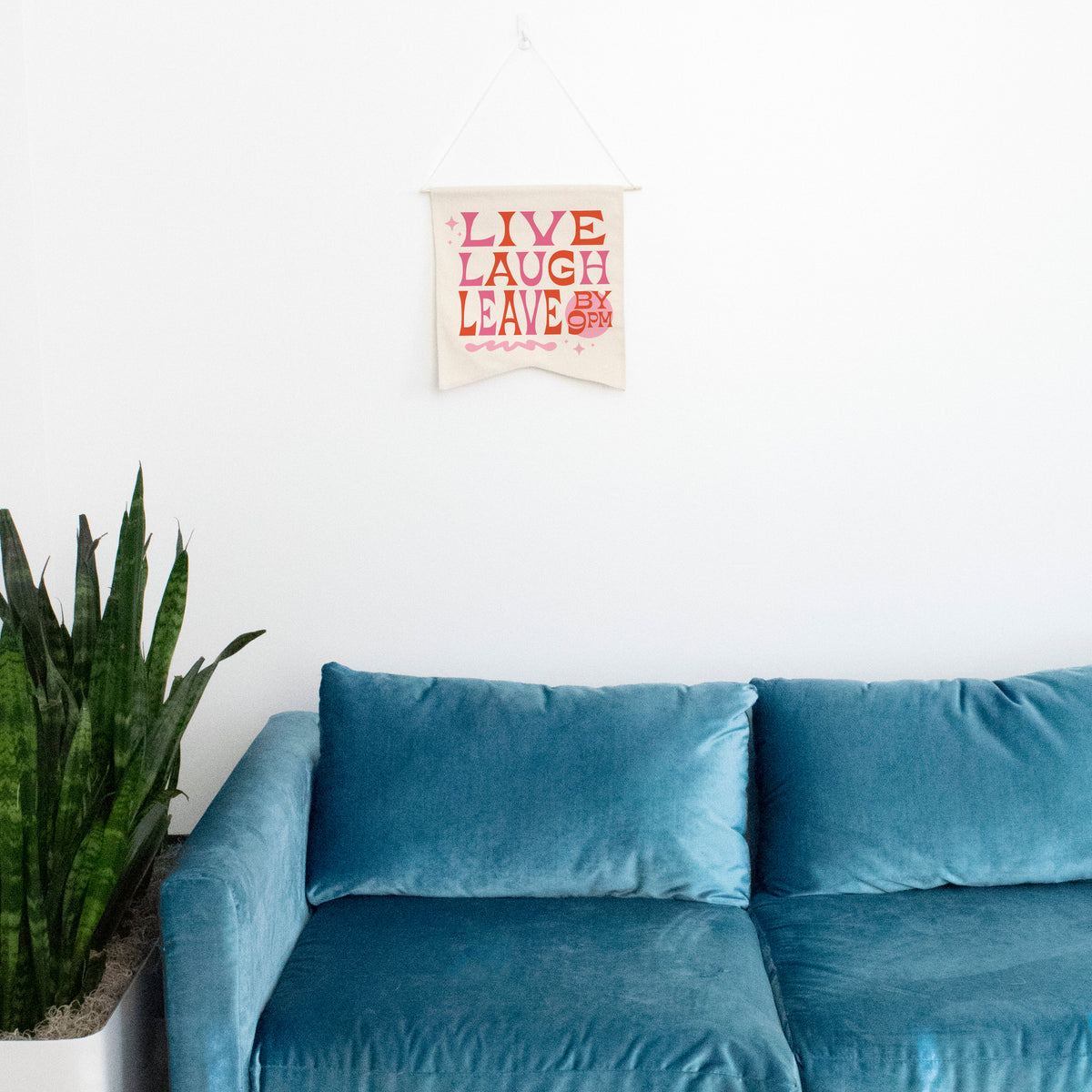 Live Laugh Leave Wall Hang