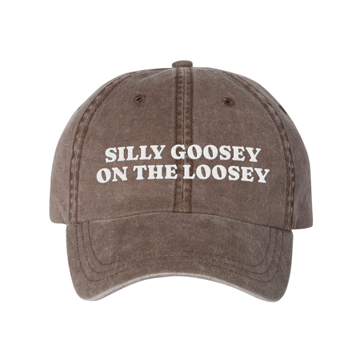 Loosey Goosey Embroidered Pigment-Dyed Cap