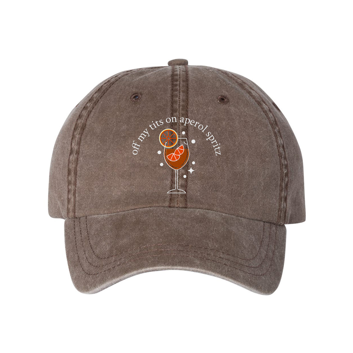 Lots of Spritz Embroidered Pigment-Dyed Cap