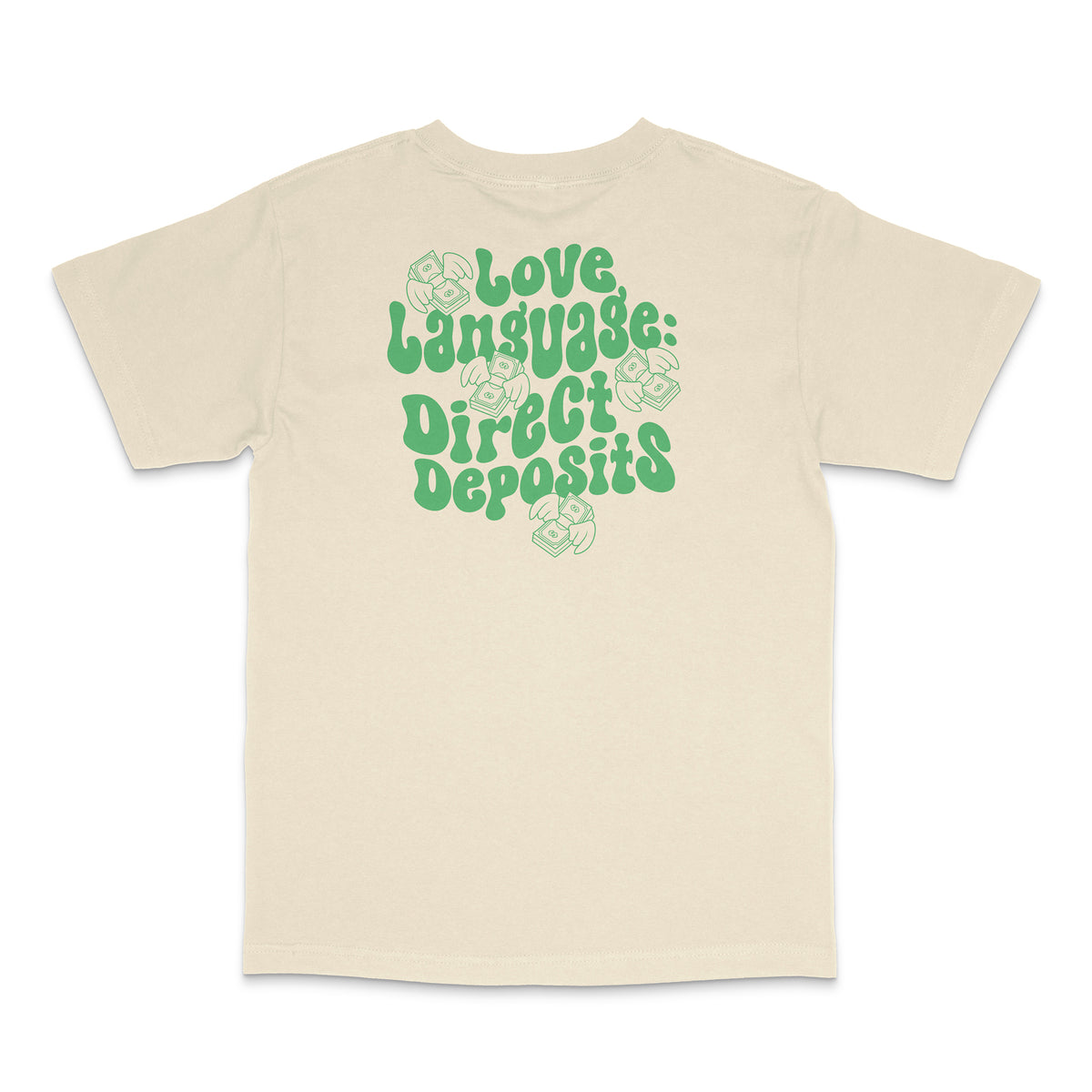 Love Deposits Front and Back Heavyweight Shirt