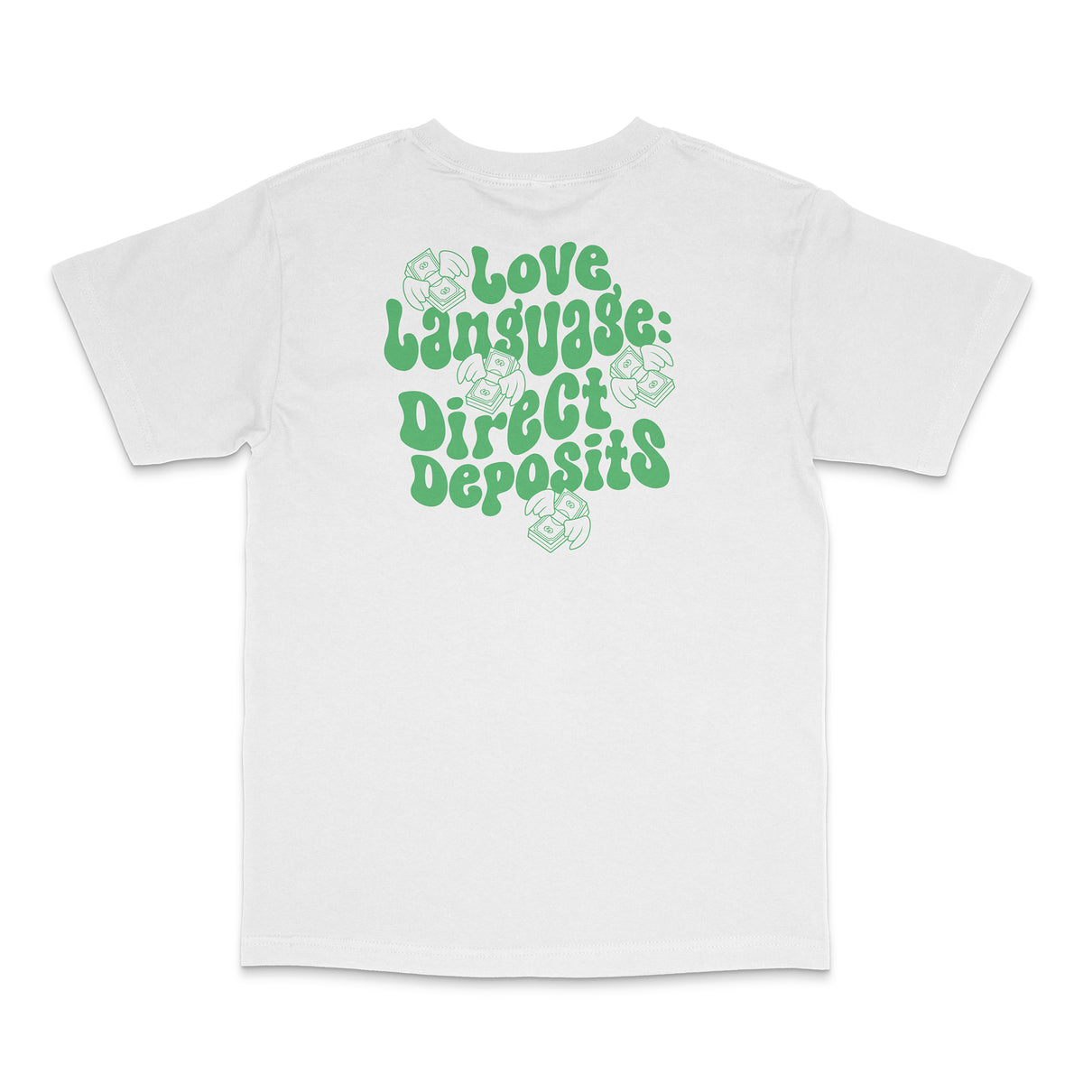 Love Deposits Front and Back Heavyweight Shirt