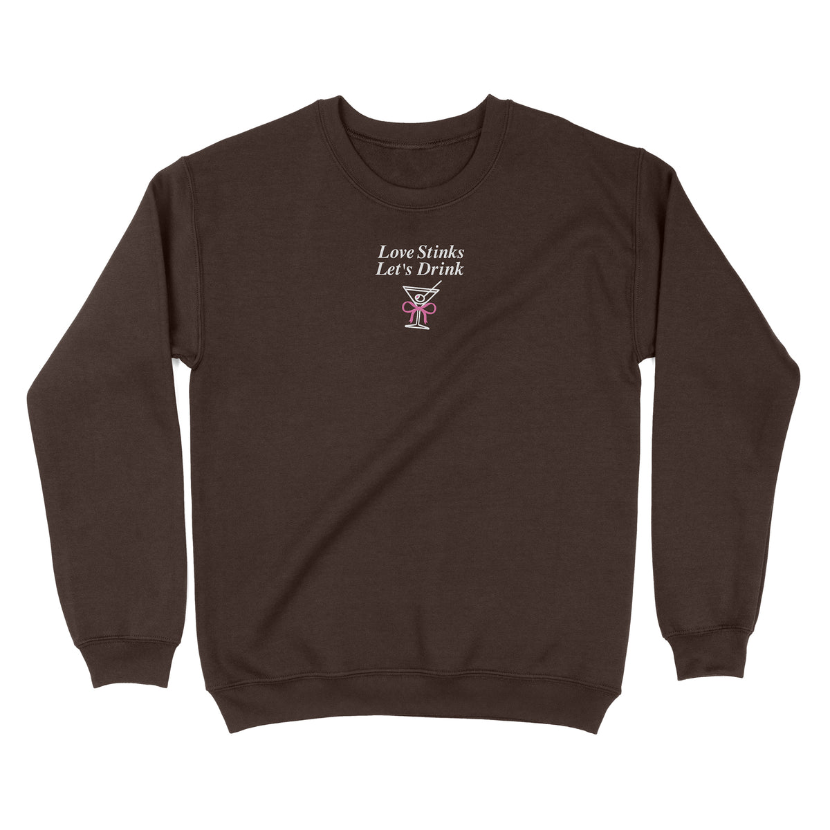 Love Stinks Embroidered Sweatshirt