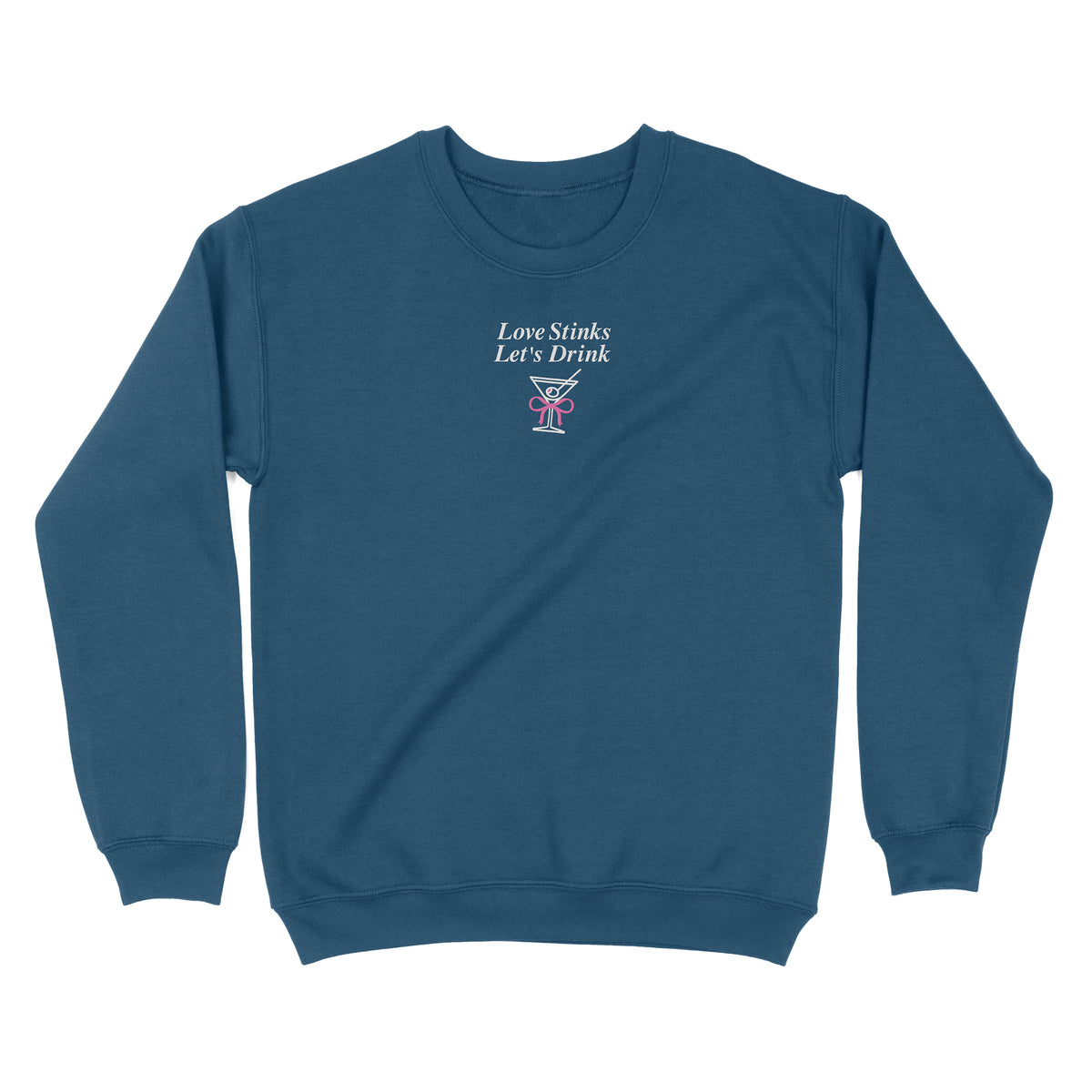 Love Stinks Embroidered Sweatshirt