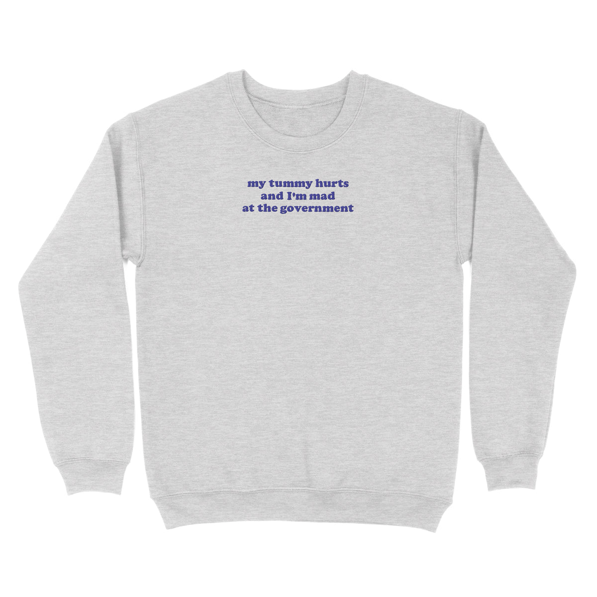 Mad At The Government Embroidered Sweatshirt