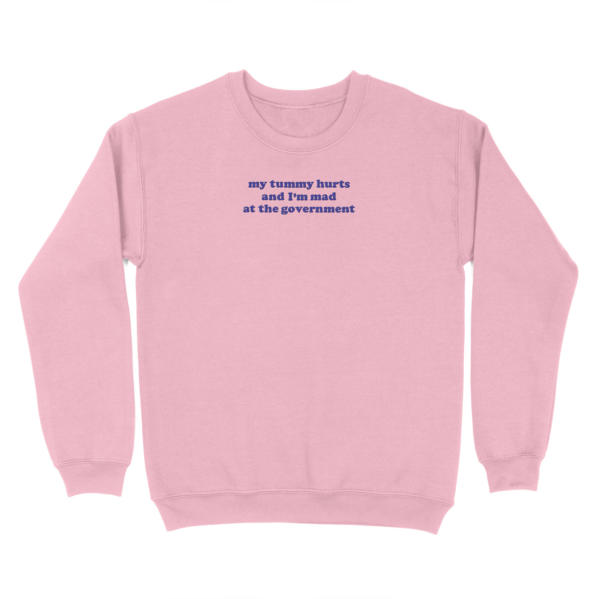 Mad At The Government Embroidered Sweatshirt