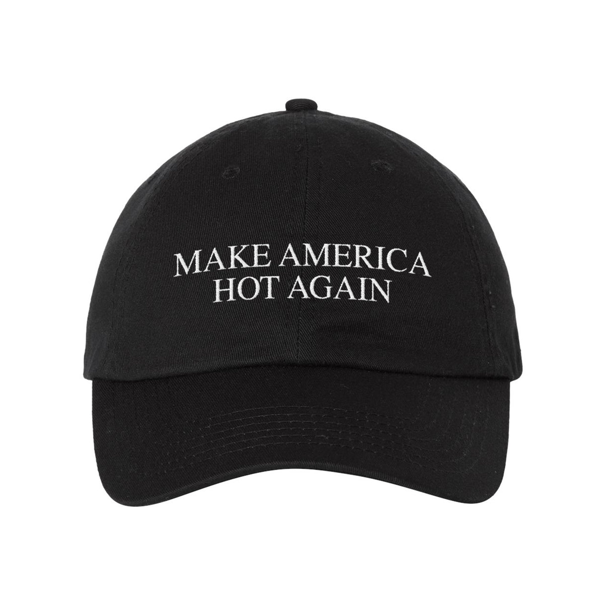Make USA Hot Embroidered Bio-Washed Classic Dad Hat