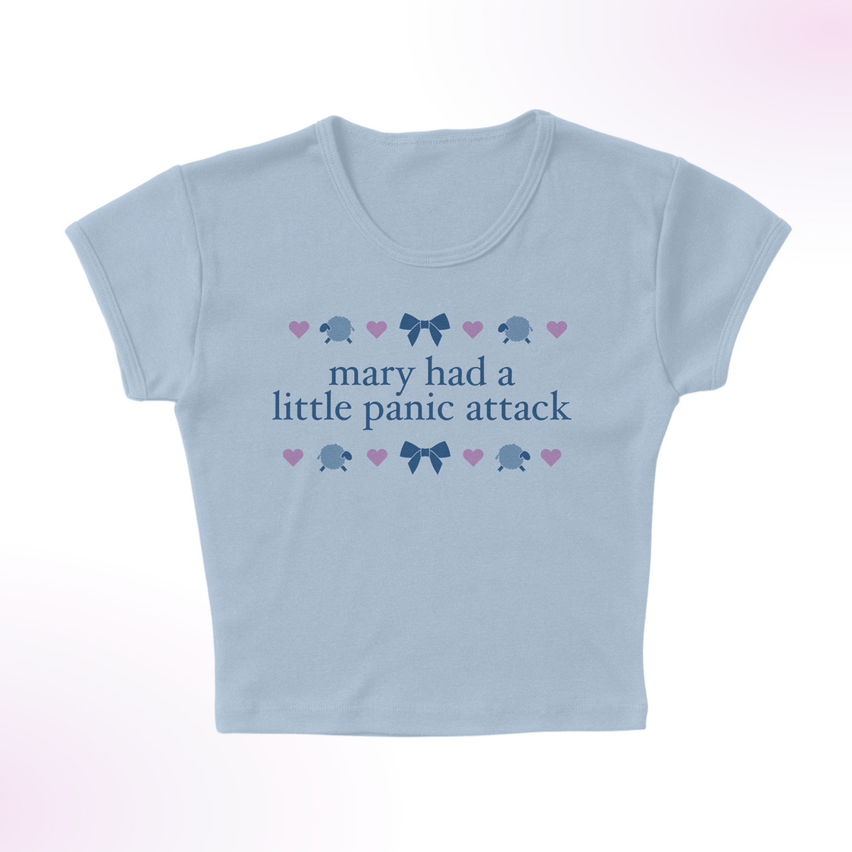 Poor Little Mary Micro Rib Baby Tee