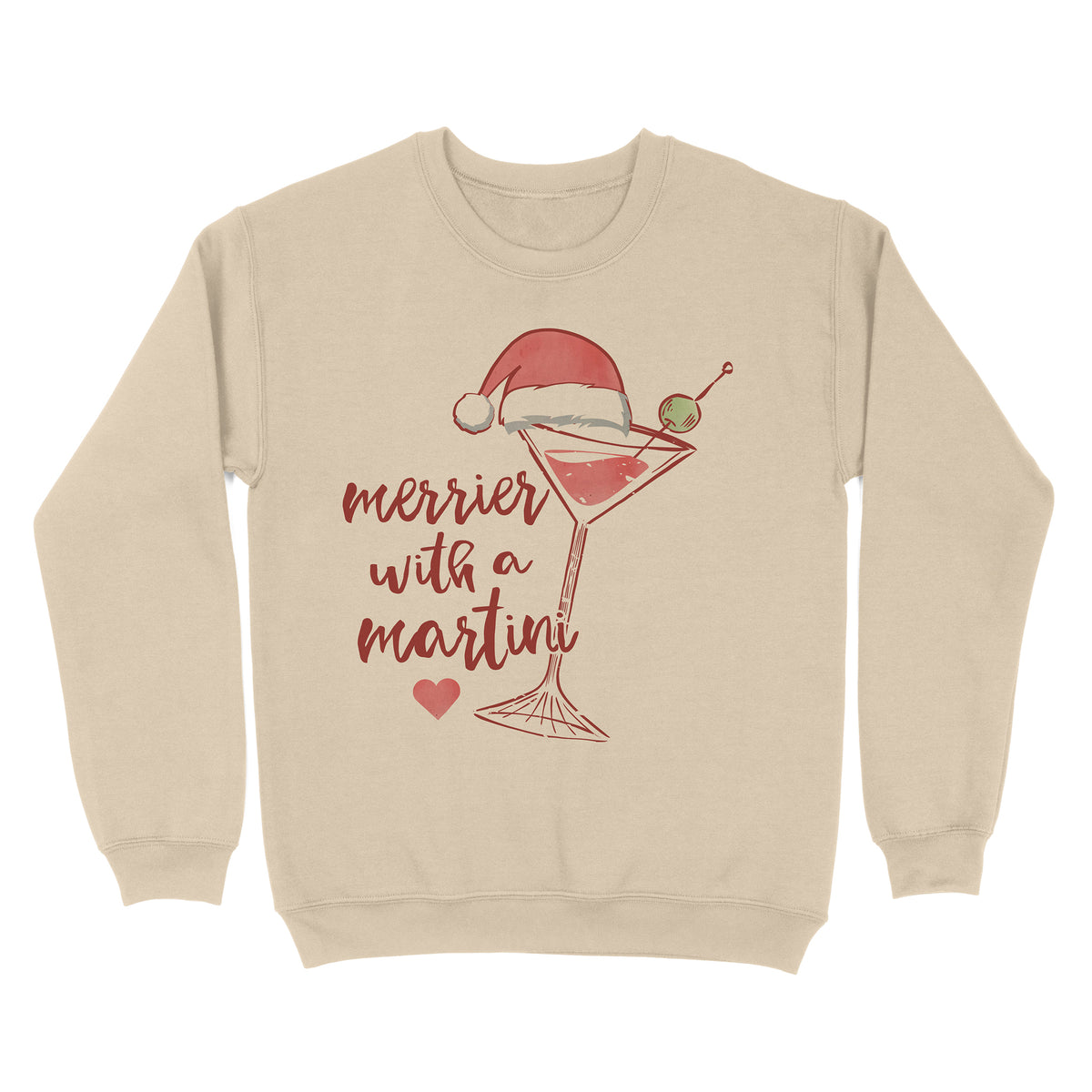 Merrier With A Martini Sweatshirt