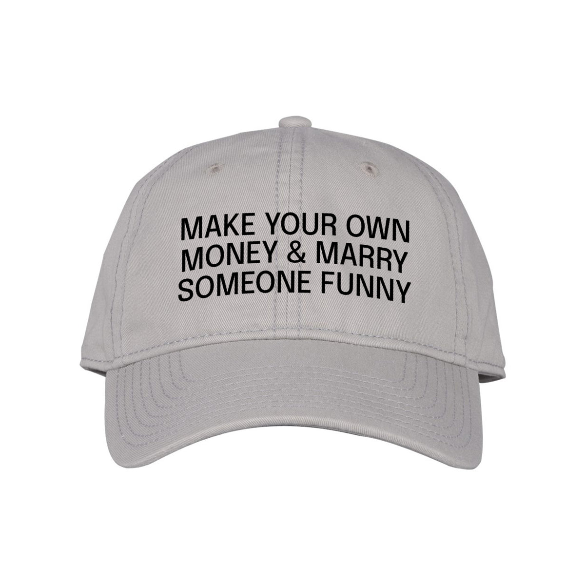 Money and Funny Embroidered Classic Twill Cap