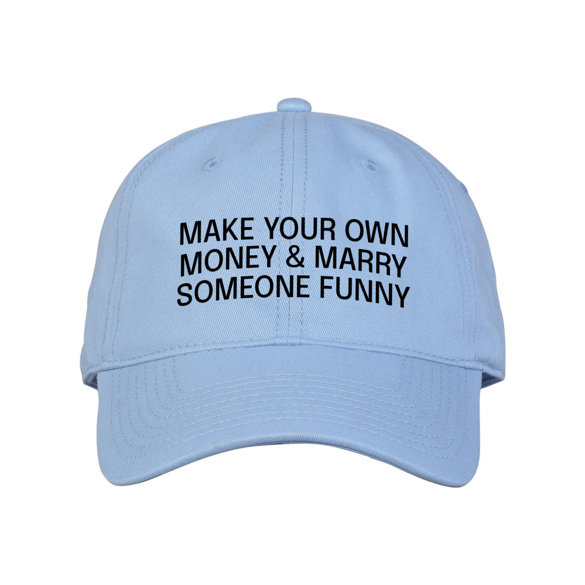Money and Funny Embroidered Classic Twill Cap