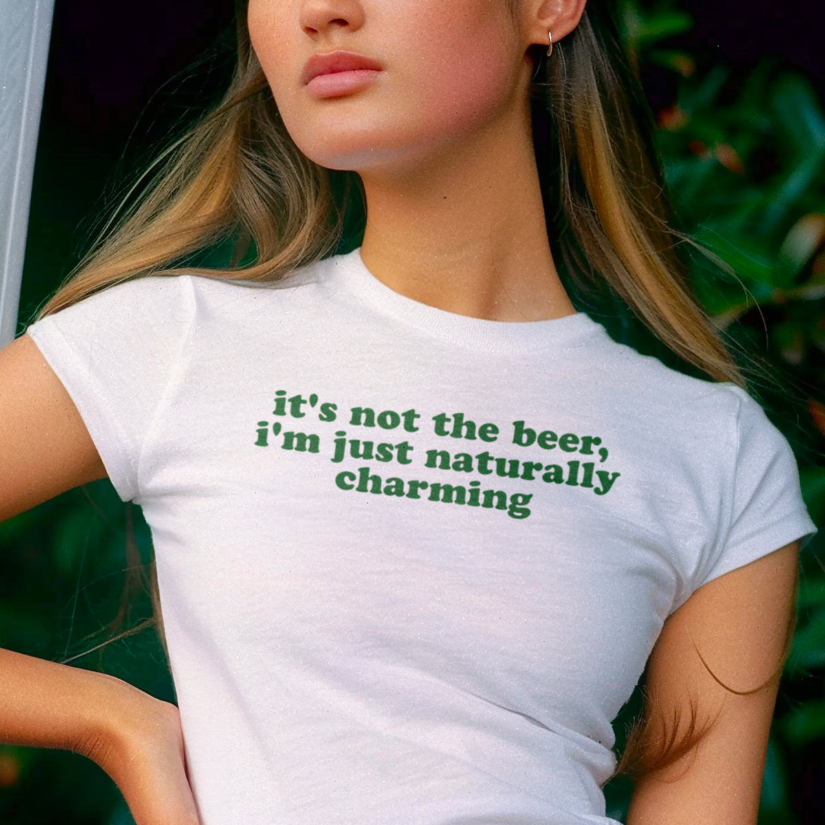 Naturally Charming Micro Rib Baby Tee