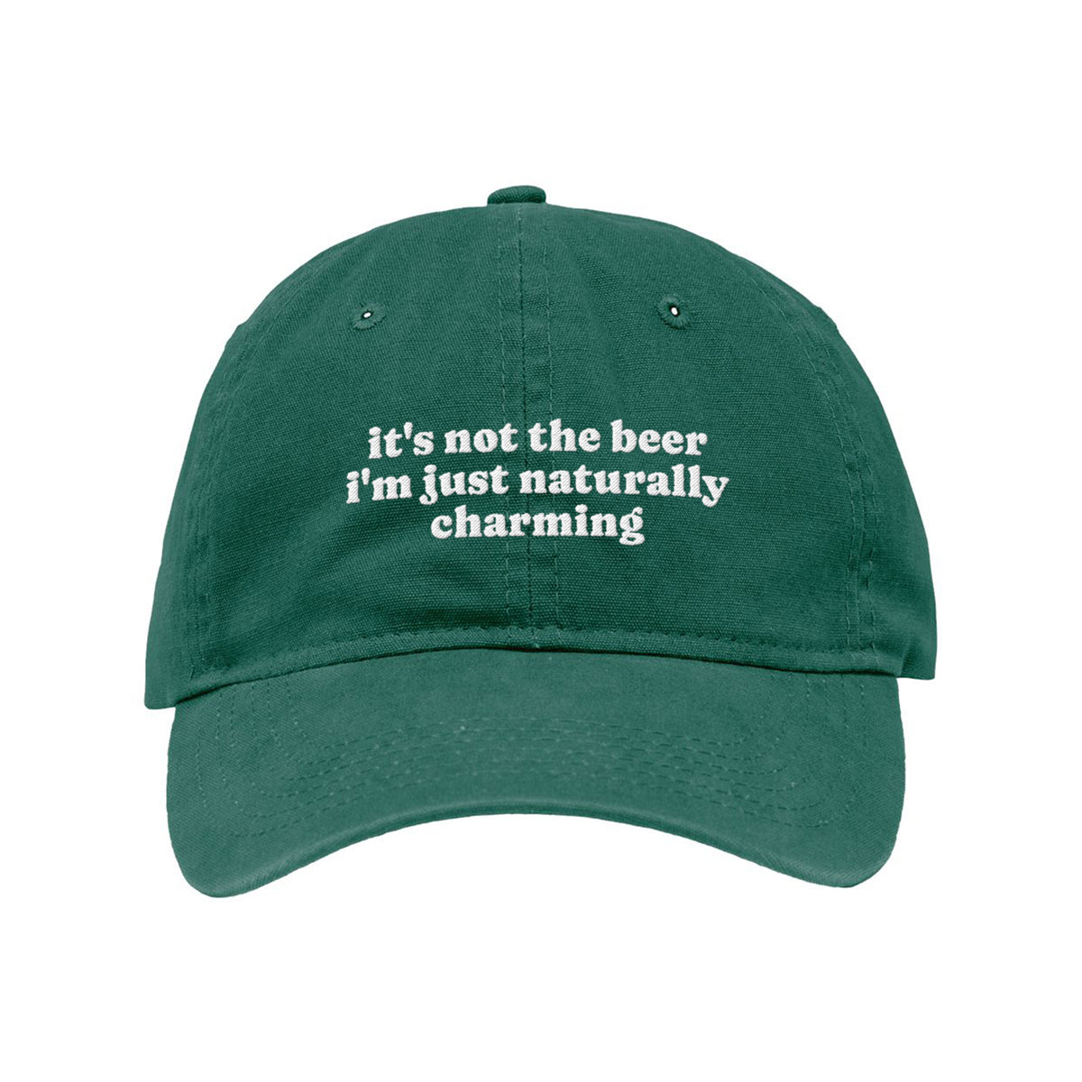 Naturally Charming Embroidered Bio-Washed Classic Dad Hat